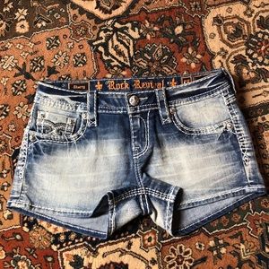 Reserved Rock Revival Denim Shorts Bundle